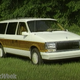 A white 1990 Chrysler Town & Country